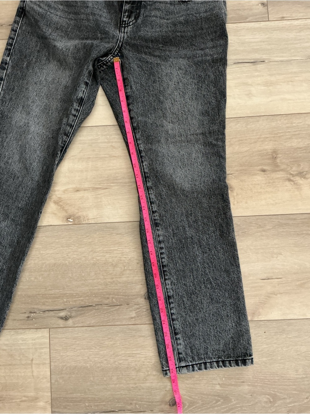 CAbi Black Washed Straight-Leg Jeans - Picture 4 of 6